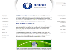 Tablet Screenshot of ocion.com